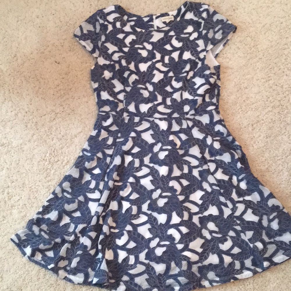 Maison Jules Flower A-Line Dress